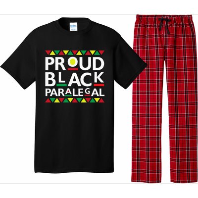 Proud Black Paralegal African American History Month Pride Pajama Set