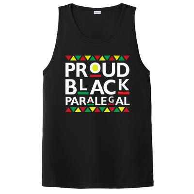 Proud Black Paralegal African American History Month Pride PosiCharge Competitor Tank