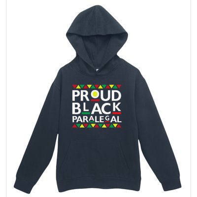 Proud Black Paralegal African American History Month Pride Urban Pullover Hoodie