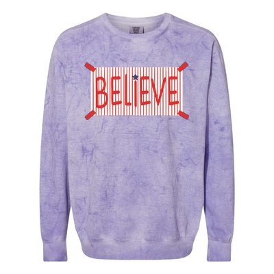 Philadelphia Believe Colorblast Crewneck Sweatshirt