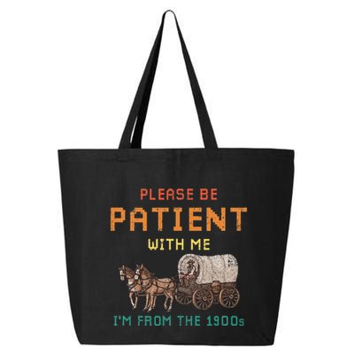 Please Be Patient With Me IM From The 1900s Vintage 25L Jumbo Tote