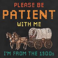 Please Be Patient With Me IM From The 1900s Vintage Golf Towel