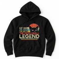 Pickle Ball Player Cat Dad Man Myth Pickleball Legend Hoodie