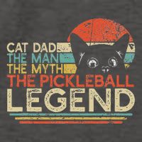 Pickle Ball Player Cat Dad Man Myth Pickleball Legend Vector Backpack