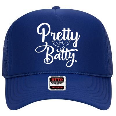 Pretty Batty High Crown Mesh Back Trucker Hat