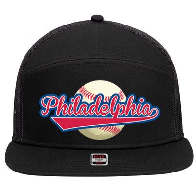 Philadelphia Baseball 7 Panel Mesh Trucker Snapback Hat