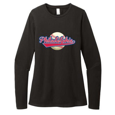 Philadelphia Baseball Womens CVC Long Sleeve Shirt