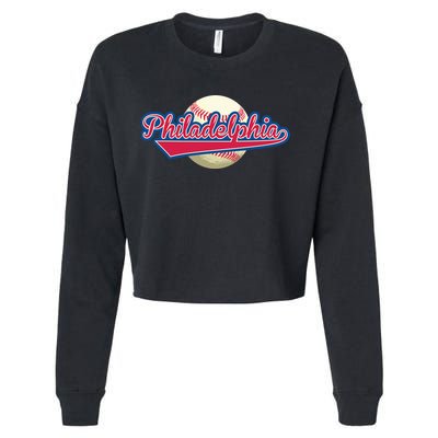 Philadelphia Baseball Cropped Pullover Crew