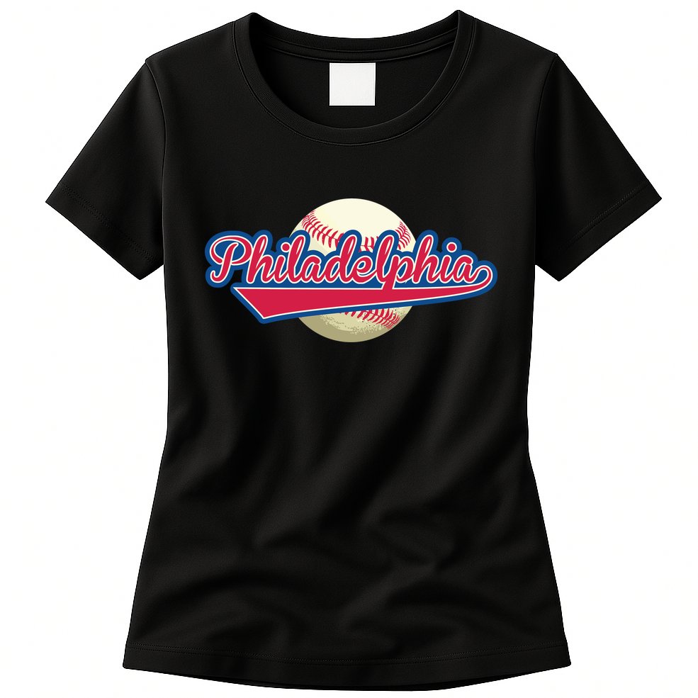 Philadelphia Baseball Womens T-Shirt