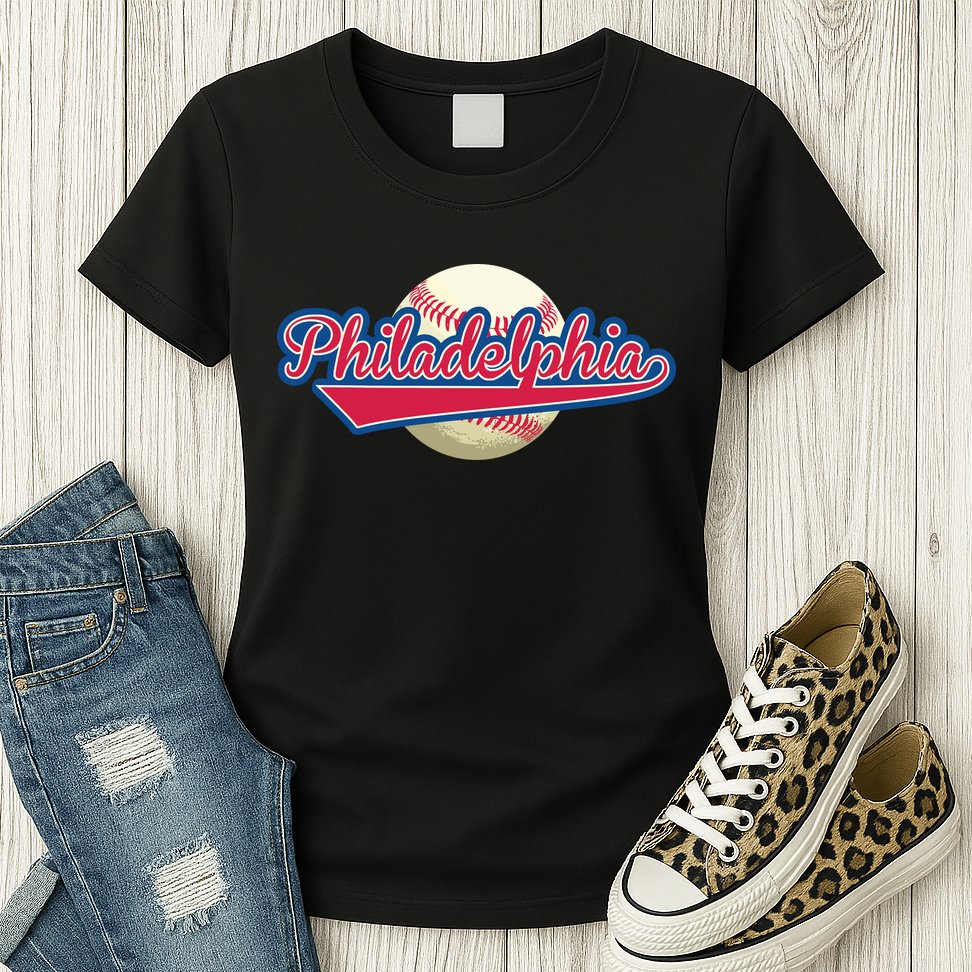 Philadelphia Baseball Womens T-Shirt