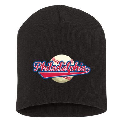 Philadelphia Baseball Short Acrylic Beanie