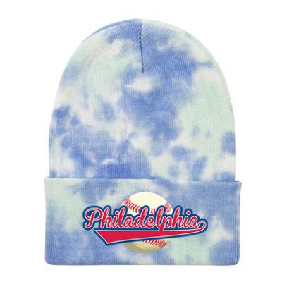 Philadelphia Baseball Tie Dye 12in Knit Beanie