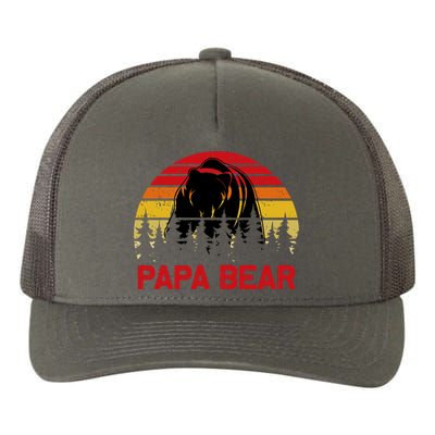 Papa Bear Yupoong Adult 5-Panel Trucker Hat