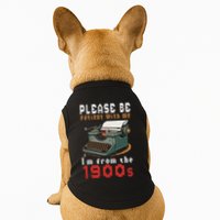 Please Be Patient With Me IM From The 1900 Retro Typewriter Doggie Tank