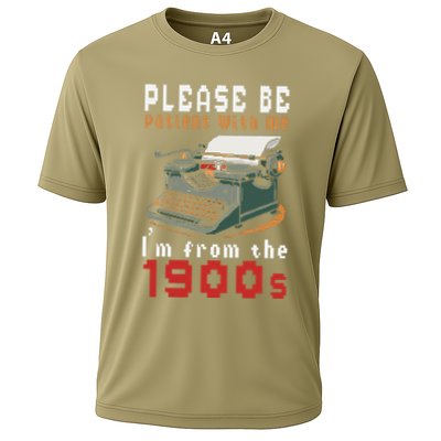 Please Be Patient With Me IM From The 1900 Retro Typewriter Performance Shirt