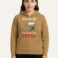 Please Be Patient With Me IM From The 1900 Retro Typewriter Hoodie