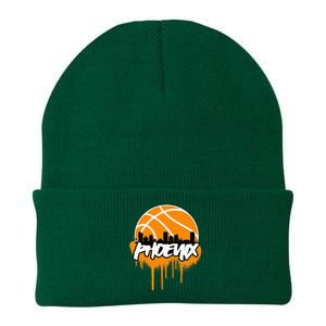 Phx Basketball Knit Cap Winter Beanie