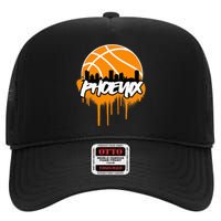 Phx Basketball High Crown Mesh Back Trucker Hat