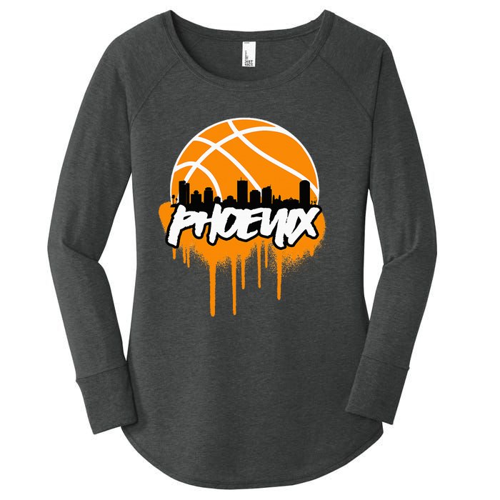 Phx Basketball Women's Perfect Tri Tunic Long Sleeve Shirt