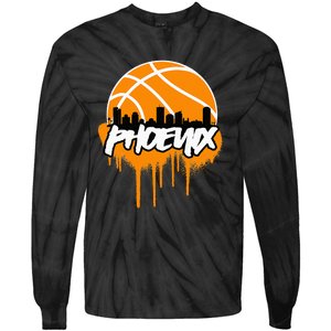 Phx Basketball Tie-Dye Long Sleeve Shirt