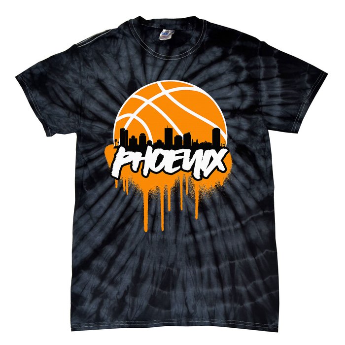 Phx Basketball Tie-Dye T-Shirt