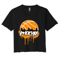 Phx Basketball Women's Crop Top Tee