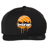 Phx Basketball Wool Snapback Cap