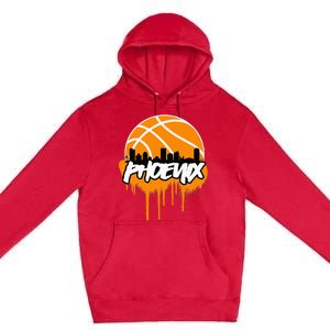 Phx Basketball Premium Pullover Hoodie