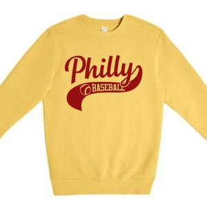 Philly Baseball Player Premium Crewneck Sweatshirt