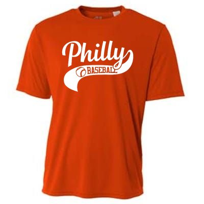 Philly Baseball Player Cooling Performance Crew T-Shirt