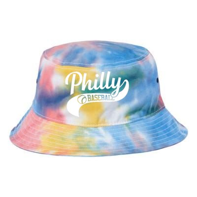 Philly Baseball Player Tie Dye Newport Bucket Hat