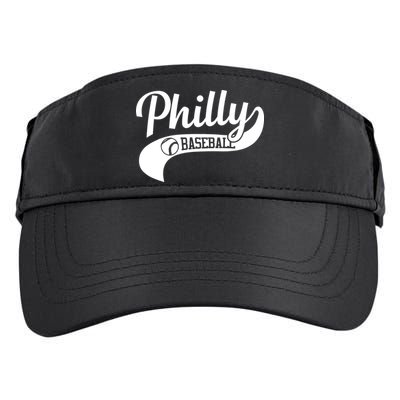 Philly Baseball Player Adult Drive Performance Visor