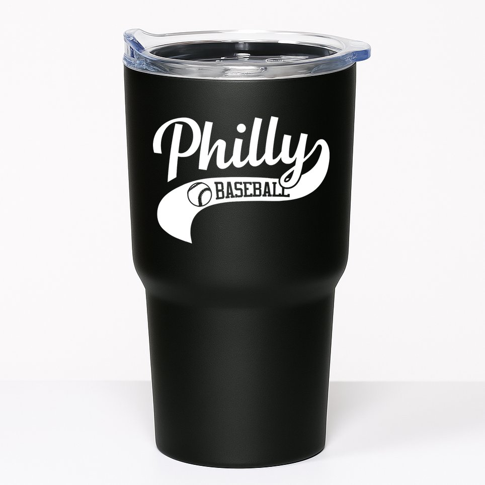 Philly Baseball Player Tumbler