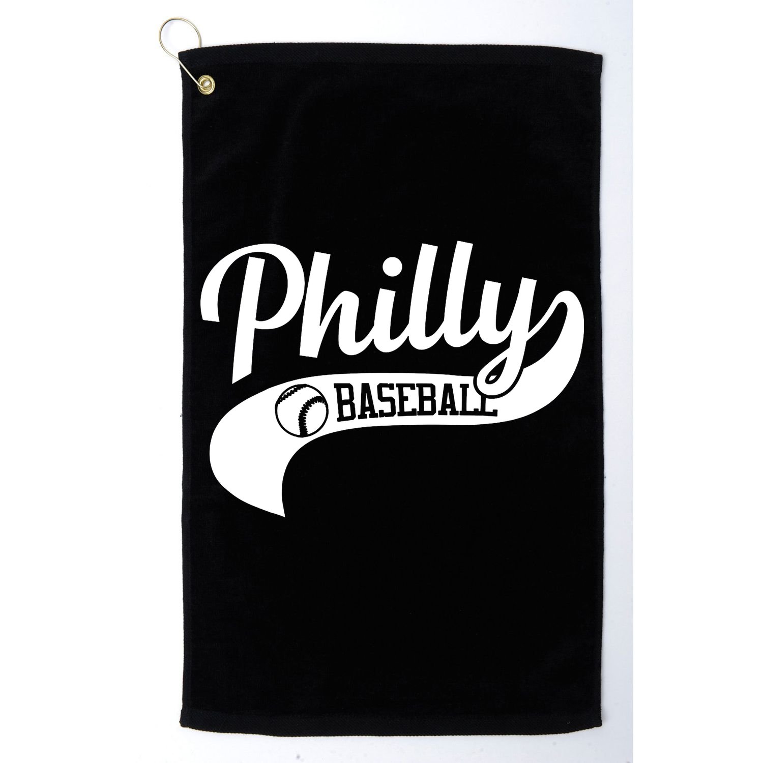 Philly Baseball Player Golf Towel