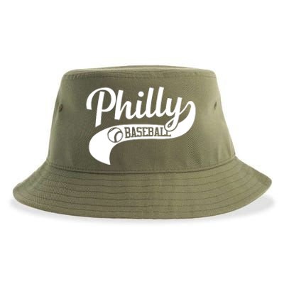 Philly Baseball Player Sustainable Bucket Hat