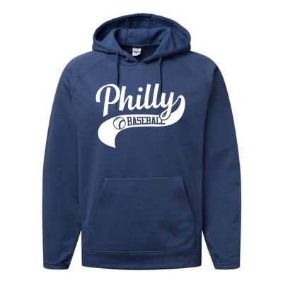 Philly Baseball Player Performance Fleece Hoodie