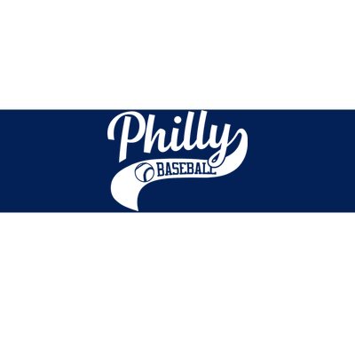 Philly Baseball Player Bumper Sticker