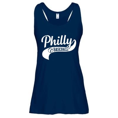 Philly Baseball Player Ladies Essential Flowy Tank