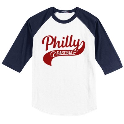 Philly Baseball Player Baseball Sleeve Shirt