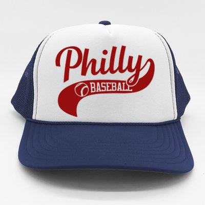 Philly Baseball Player Trucker Hat