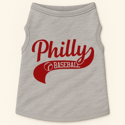 Philly Baseball Player Doggie Tank