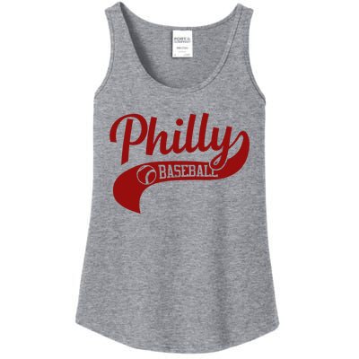 Philly Baseball Player Ladies Essential Tank