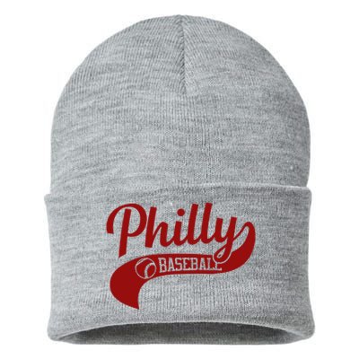 Philly Baseball Player Sustainable Knit Beanie