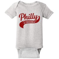 Philly Baseball Player Baby Bodysuit