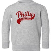 Philly Baseball Player Toddler Sweatshirt