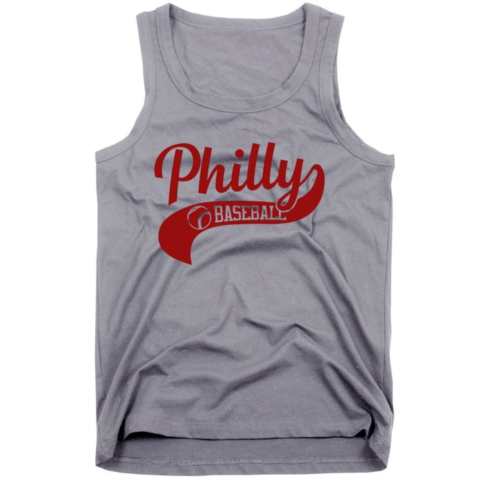 Philly Baseball Player Tank Top