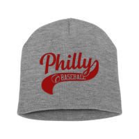 Philly Baseball Player Short Acrylic Beanie