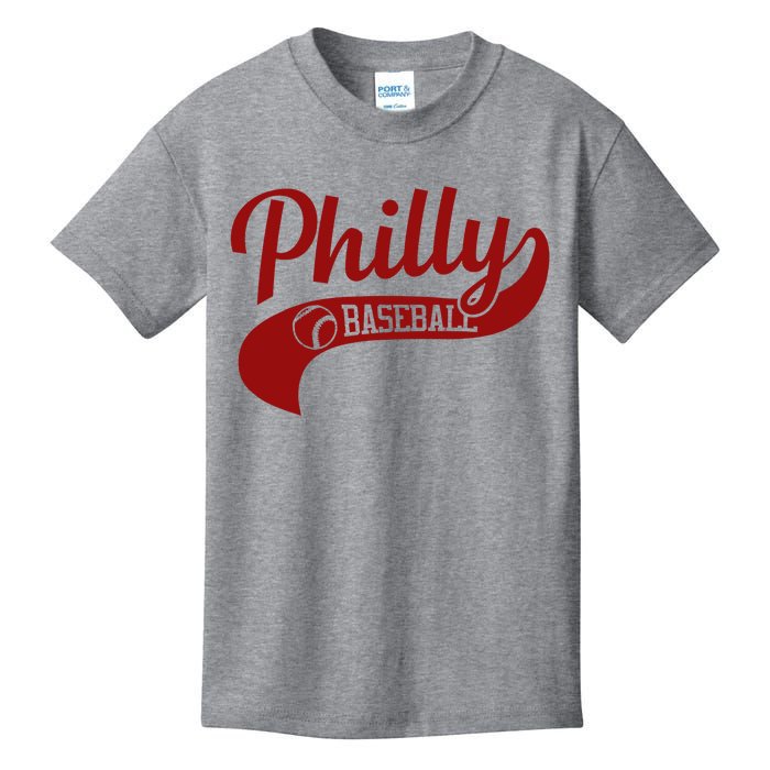 Philly Baseball Player Kids T-Shirt