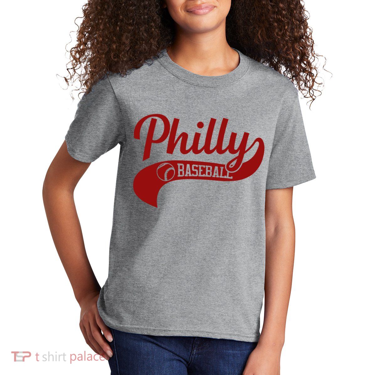 Philly Baseball Player Kids T-Shirt