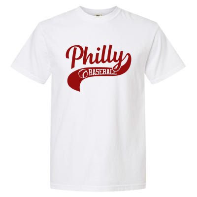 Philly Baseball Player Garment-Dyed Heavyweight T-Shirt